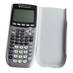 Texas Instruments TI-84 Plus Silver Edition Graphing Calculator With CoverTested